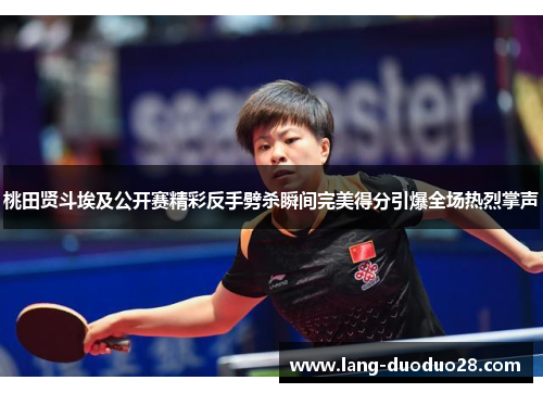 桃田贤斗埃及公开赛精彩反手劈杀瞬间完美得分引爆全场热烈掌声